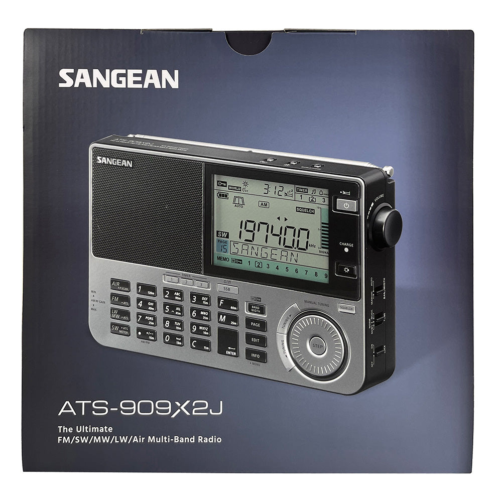 Sangean ATS-909X2J・FM/SW/MW/LW/Airマルチバンドラジオ