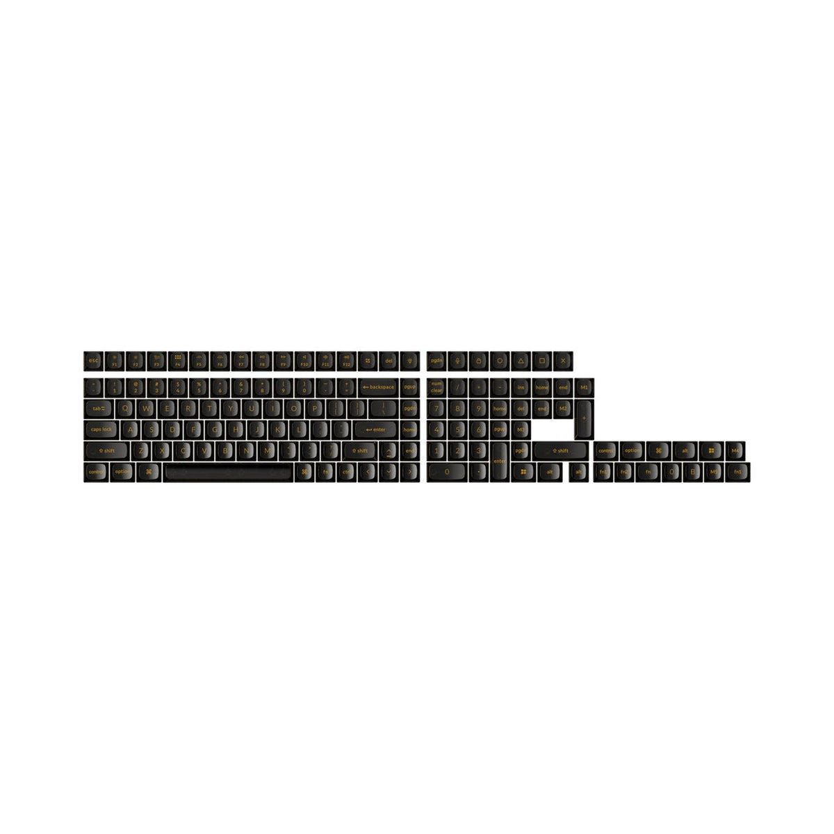 Keychron Black Transparent OSAキーキャップ・フルセット/JM Keychron Black Transparent OSAキーキャップ・フルセット/JM