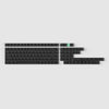 Keychron Cherryプロファイル Double Shot PBT シャインスルー キーキャップ Black