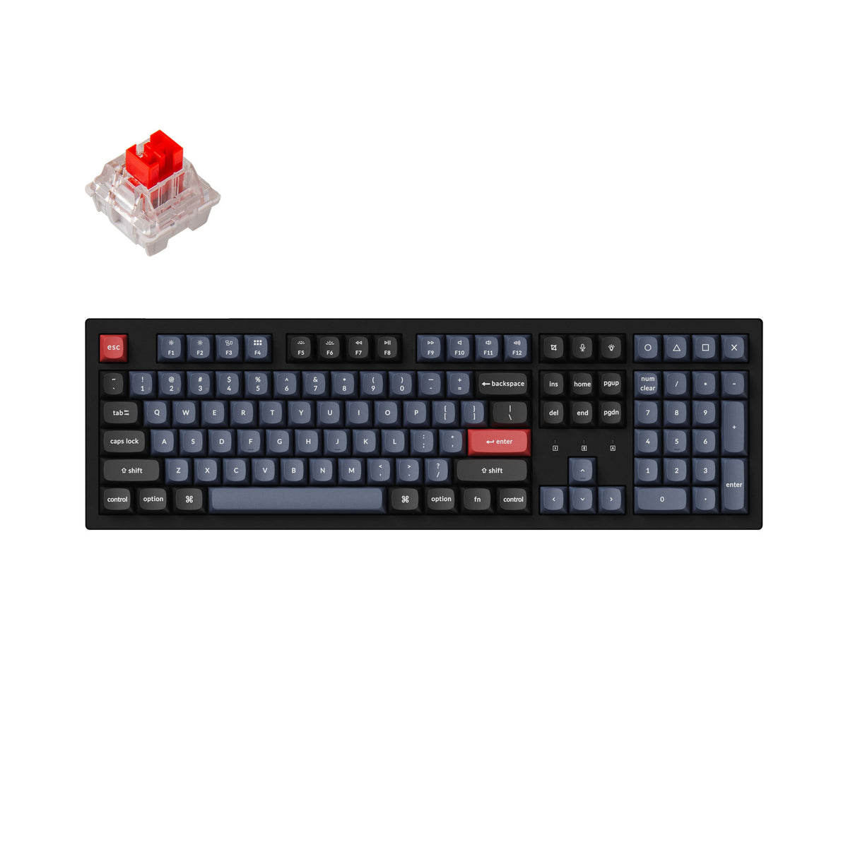 Keychron　キークロンK10 茶軸　ホットスワップ対応 JIS配列 Keychron キークロンK10 茶軸 ホットスワップ対応 JIS配列