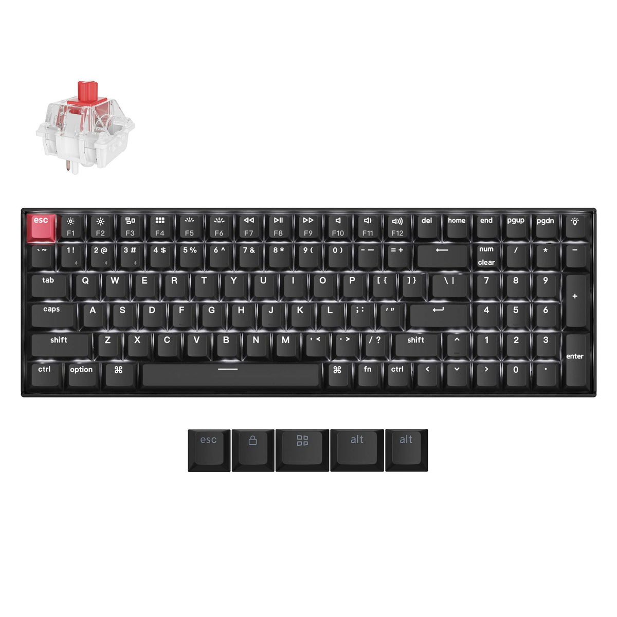 Keychron K4 Version 3 日本語配列（JIS） 茶軸 RGB Keychron K4 Version 3 QMK ワイヤレスカスタム・メカニカル