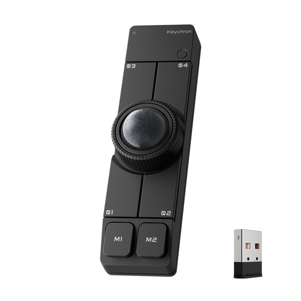 Keychron Nape Pro ワイヤレストラックボールマウス ブラック