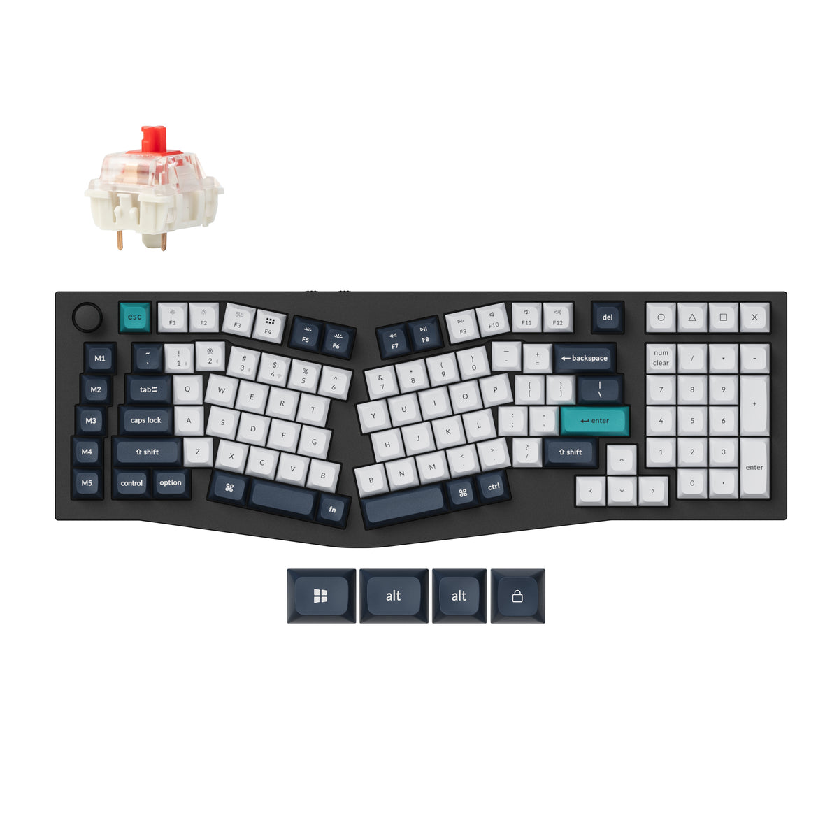 Keychron Q13 Max (Aliceレイアウト) QMKワイヤレス カスタム