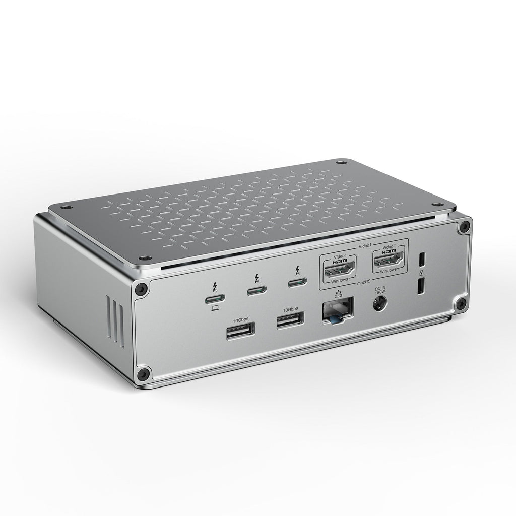 Keychron Thunderbolt 5 ドック 背面