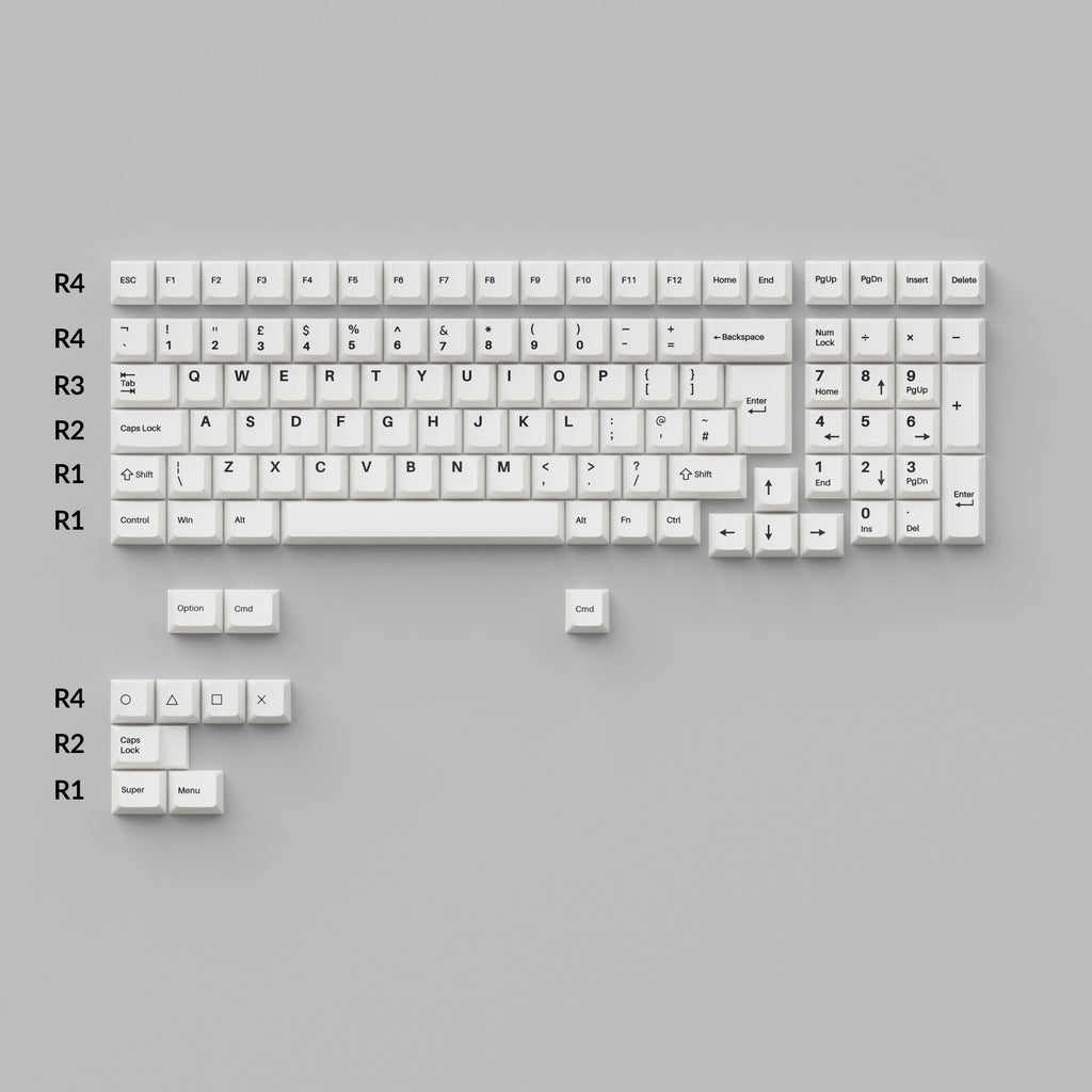 Black on White UK ISO 96%配列