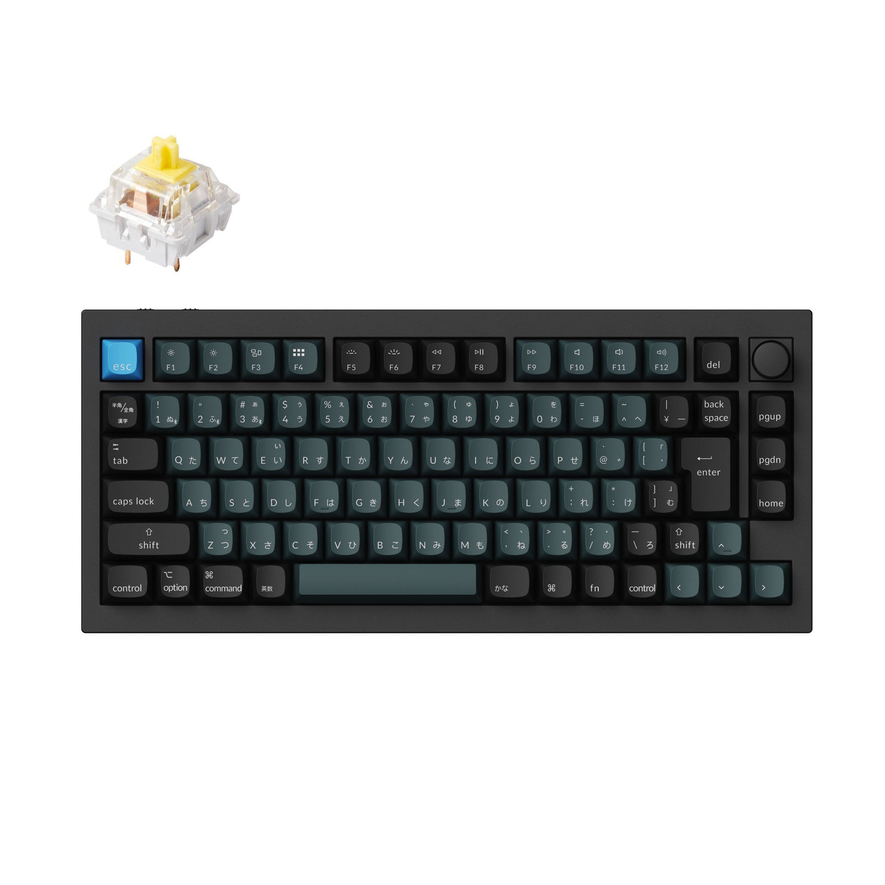 Keychron Q1 Pro QMK ワイヤレス カスタム・メカニカルキーボード ノブバージョン