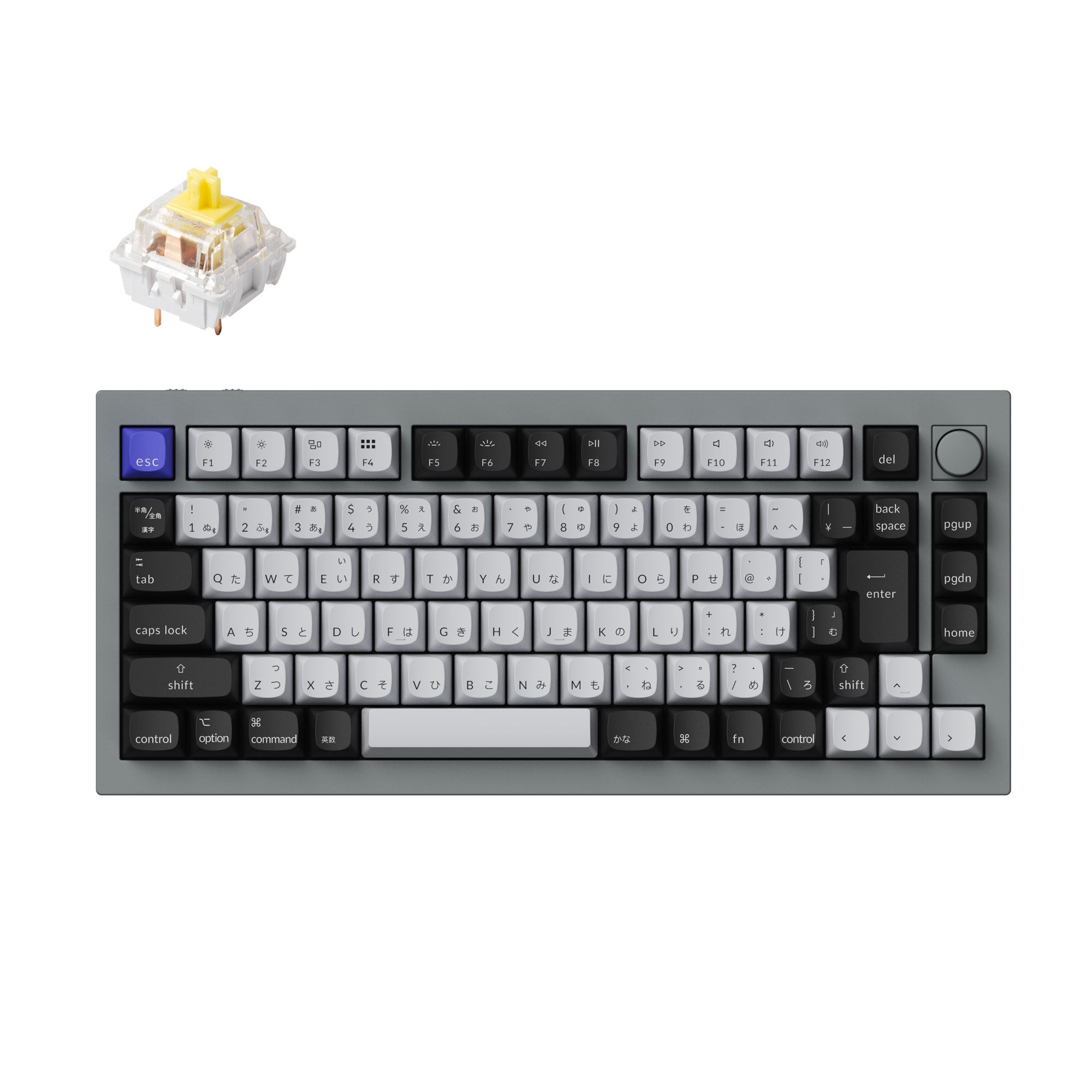 Keychron Q1 Pro QMK ワイヤレス カスタム・メカニカルキーボード ノブバージョン