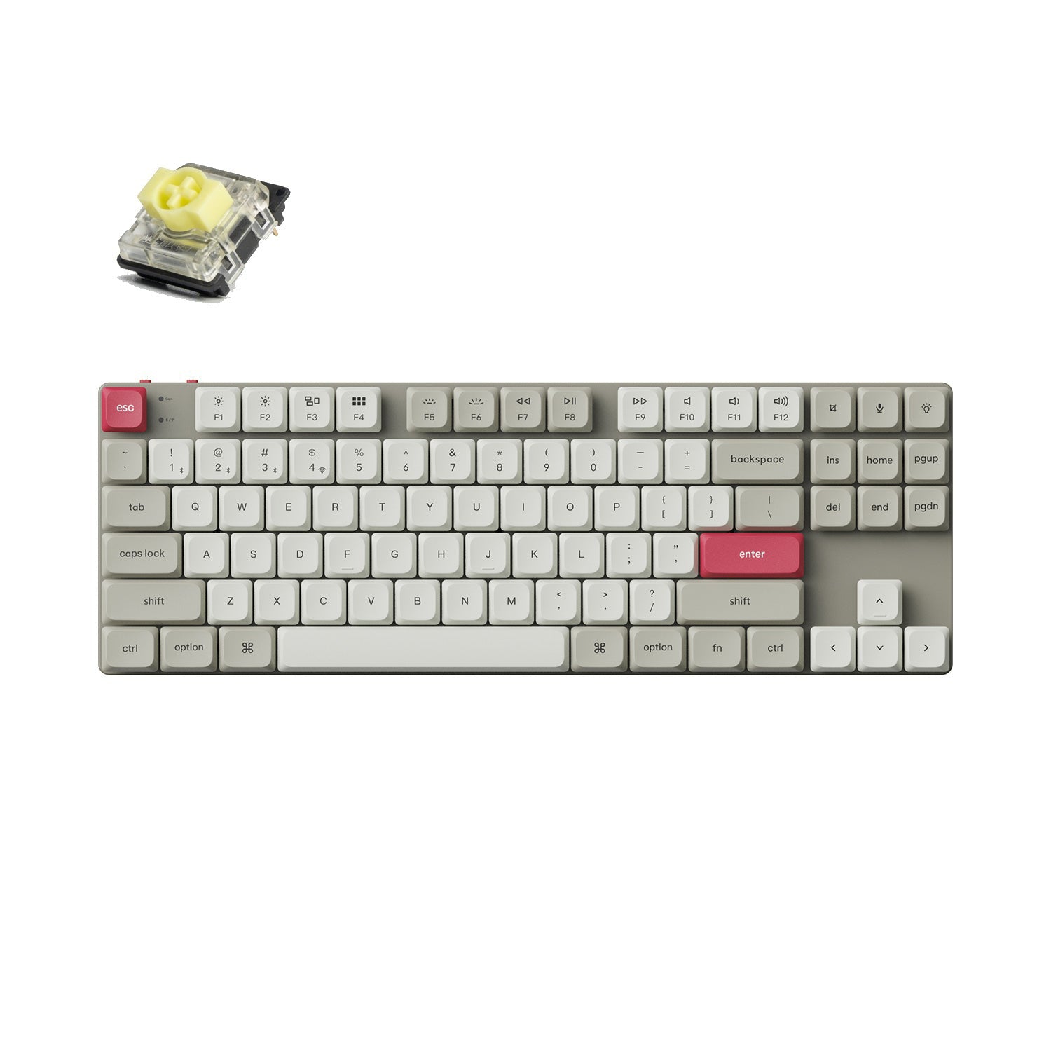 Keychron K1 Max JIS Retro 茶軸【ほぼ新品】 Keychron K1 Max Retroカラー QMK ワイヤレス カスタム