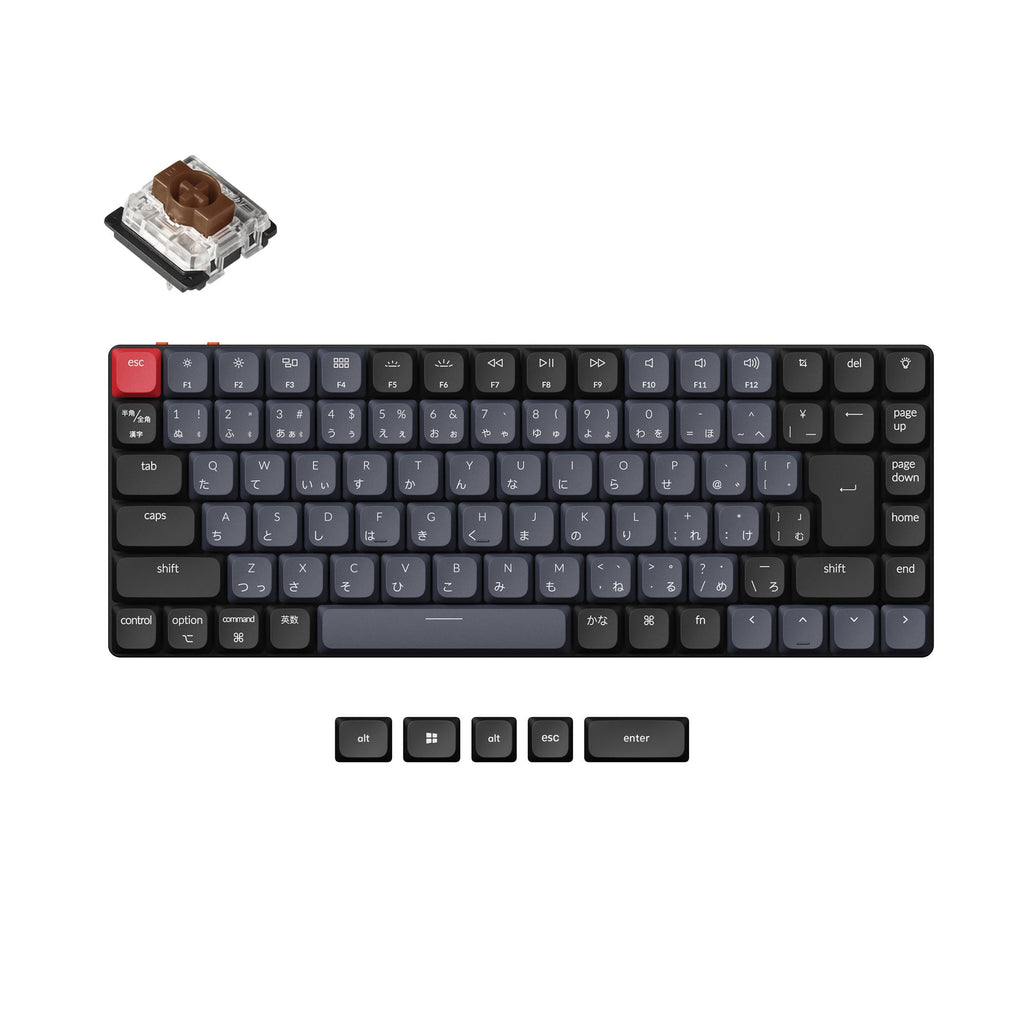 Keychron K3 Pro JIS 茶軸 WhiteLED ロープロファイル-