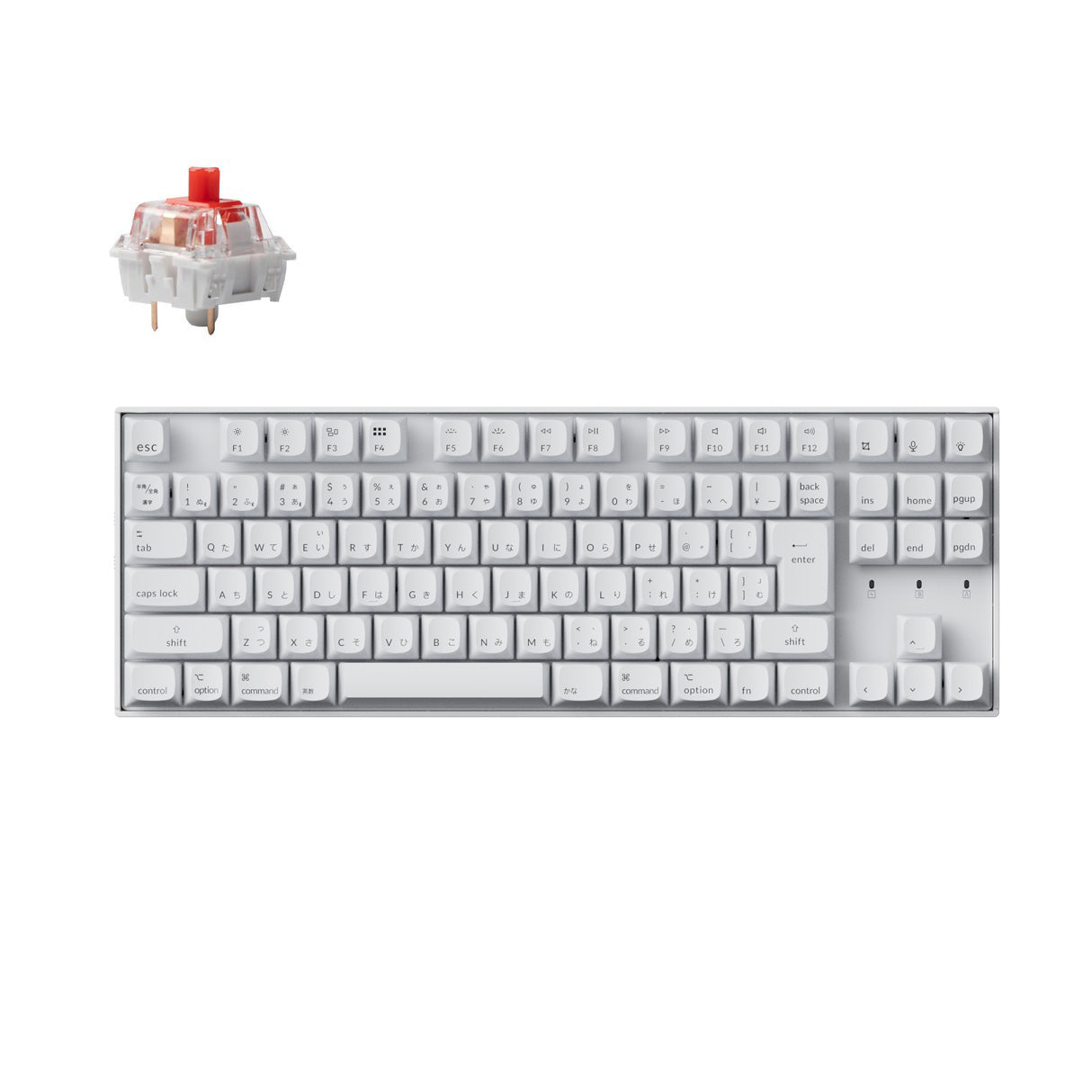 Keychron K8 Pro QMK/VIA ワイヤレス・メカニカルキーボード(JIS配列/ABSキーキャップ)