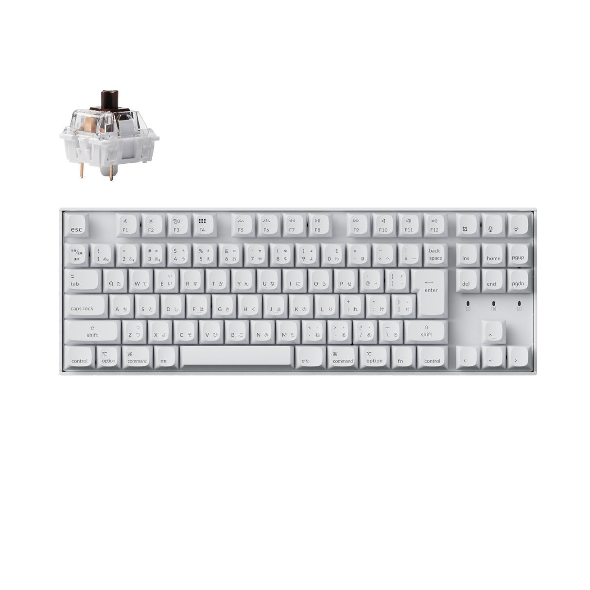 Keychron K8 Pro QMK/VIA ワイヤレス・メカニカルキーボード(JIS配列/ABSキーキャップ)