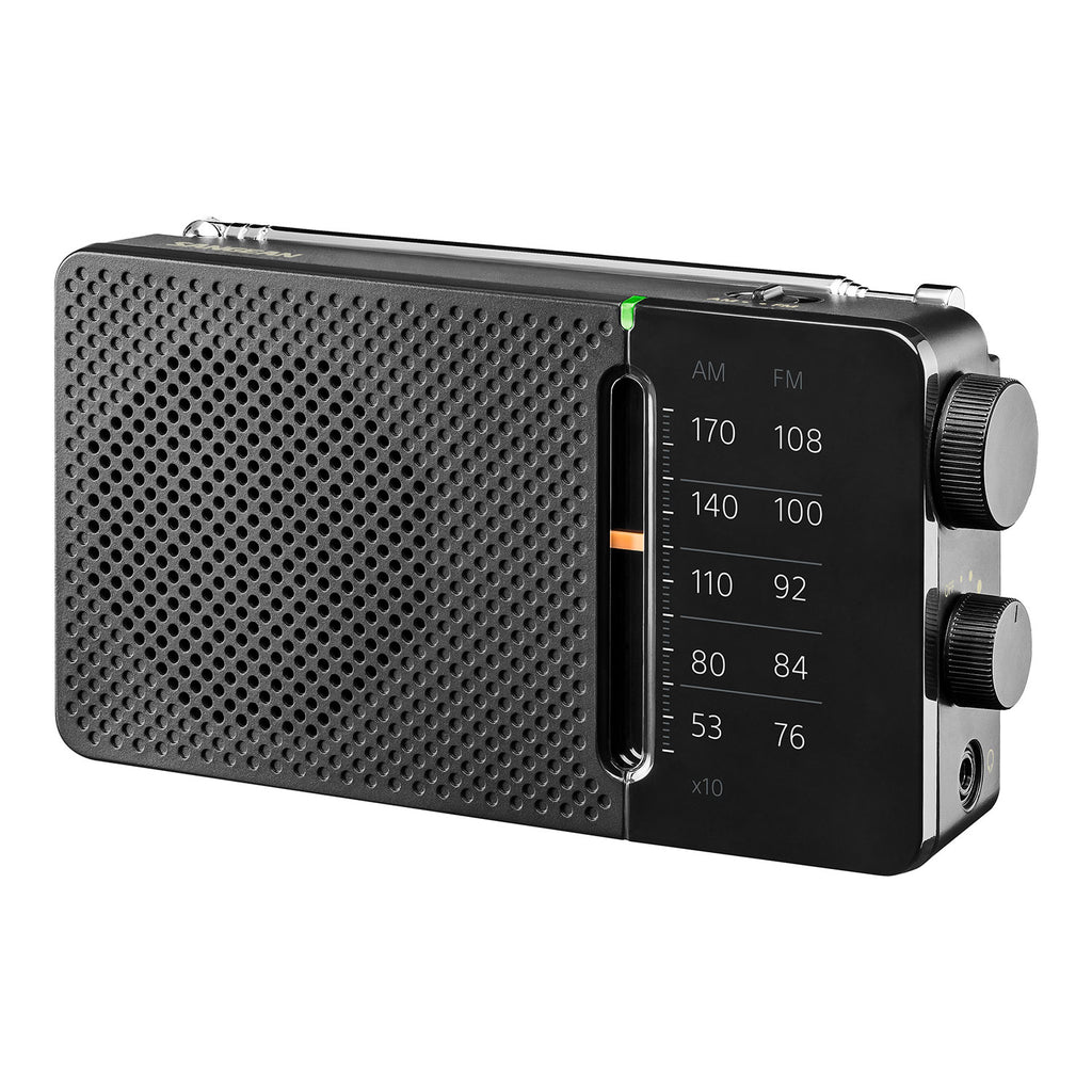 進研ゼミ　しくみがわかるラジオ Sangean SR-36J AM/FM アナログポケットラジオ 内蔵スピーカー搭載