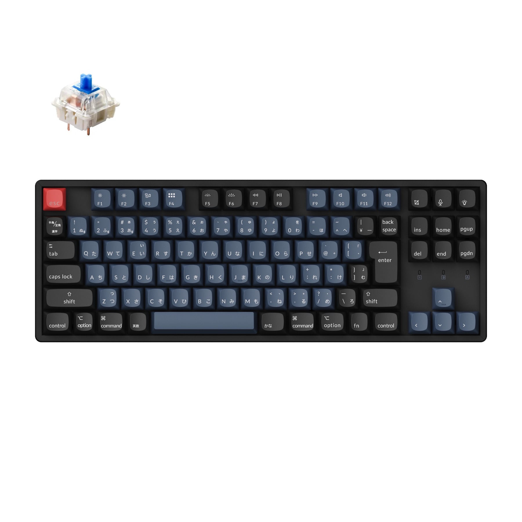 Keychron K8 Pro QMK/VIA ワイヤレス・メカニカルキーボード(JIS配列/ABSキーキャップ)