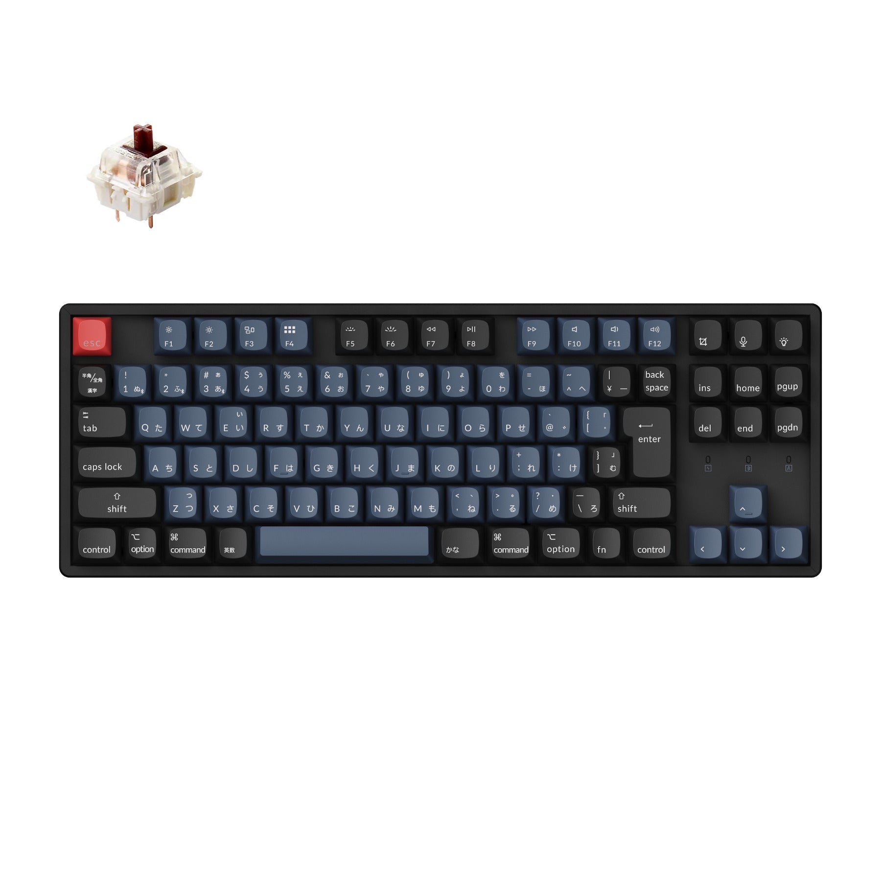 Keychron K8 Pro QMK/VIA ワイヤレス・メカニカルキーボード(JIS配列/ABSキーキャップ)