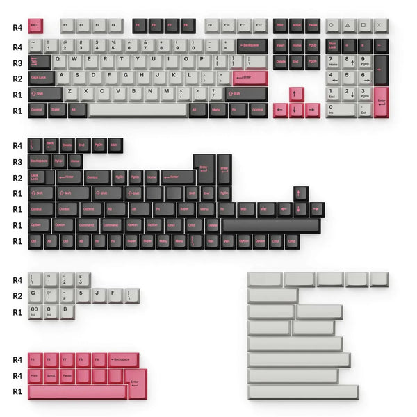 GMK Dolch Hangul キーキャップ 3kit Keychron Cherryプロファイル Double Shot PBTフルセット・キー