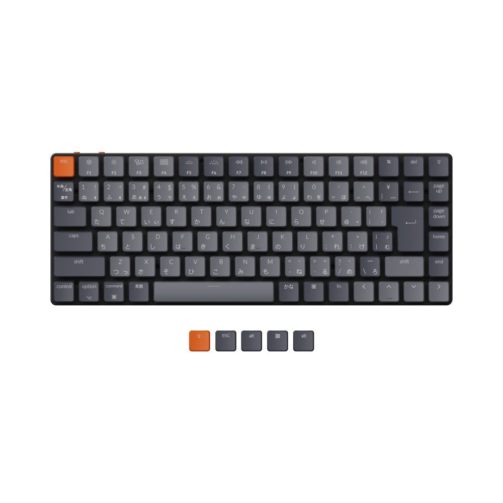 最新品低価keychron k3 v2 RGB US 青軸 keycap set キーボード