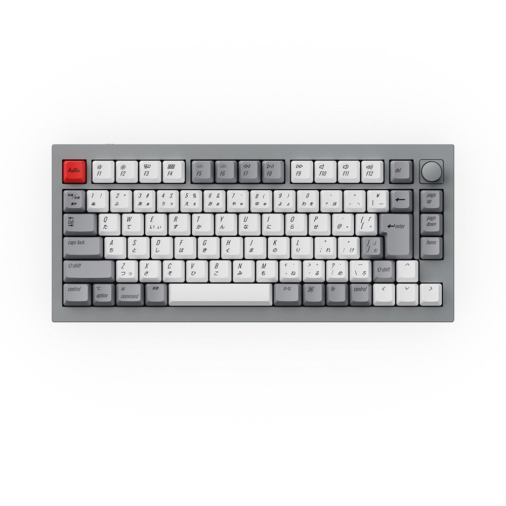 Keychron Q1 QMK カスタム・メカニカルキーボード ノブバージョン(JIS配列)